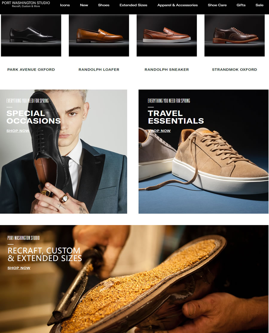Allen Edmonds手工皮鞋美国官网首页